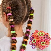 Elastische Haargummis 100er Pack